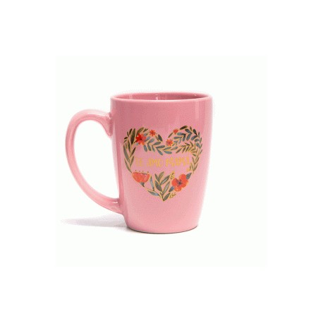 Taza Corazón de plantas