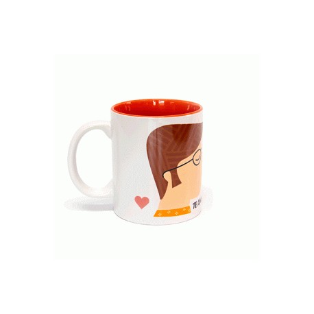 Taza Amor Parejas Hombre Hombre Castaño